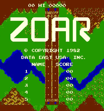 Zoar screen shot title